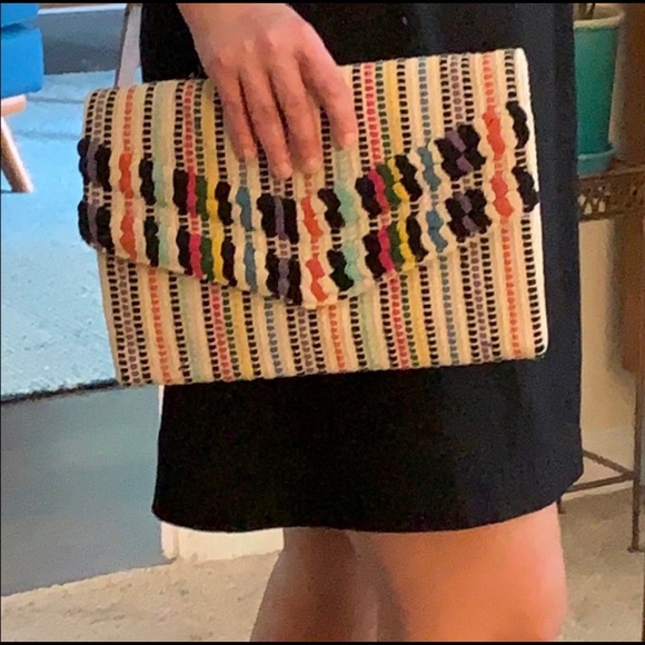 Taj Woven Clutch Like Stella & Dot but Lovestitch - Picture 4 of 8